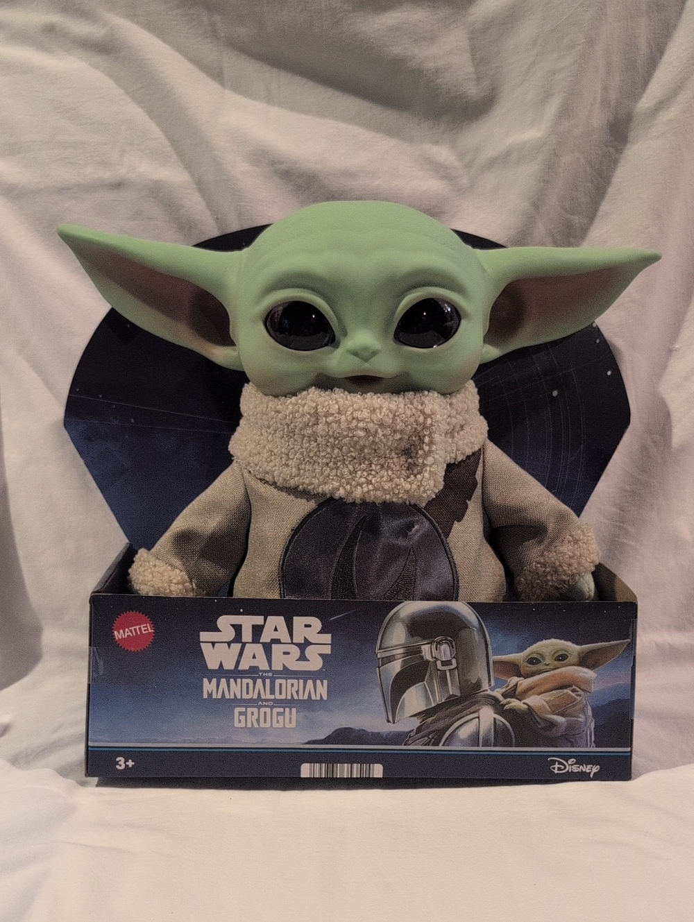Mattel Star Wars The Mandalorian Grogu Plush Toy - Green